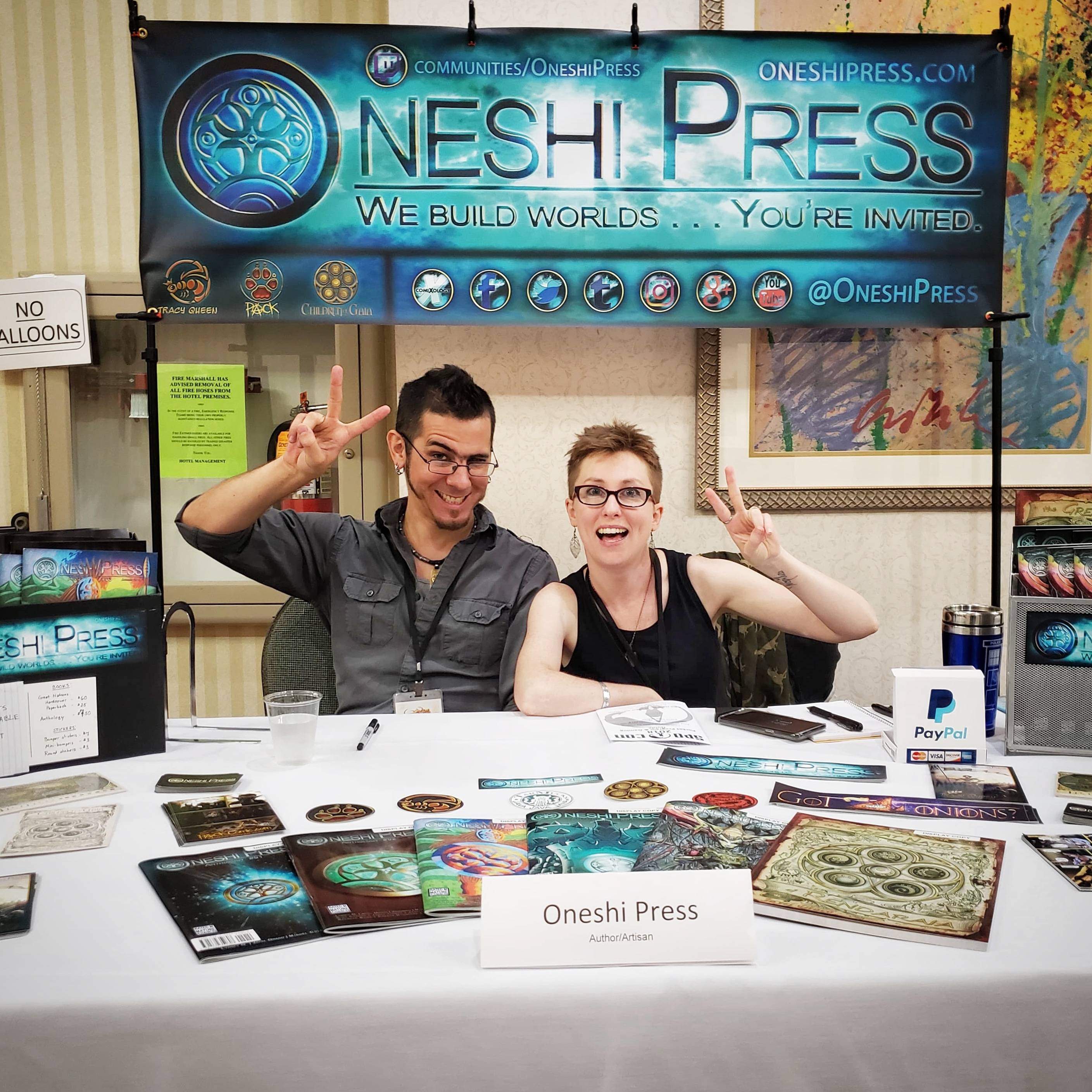 Oneshi Press Had a Blast at SpoCon 2018!