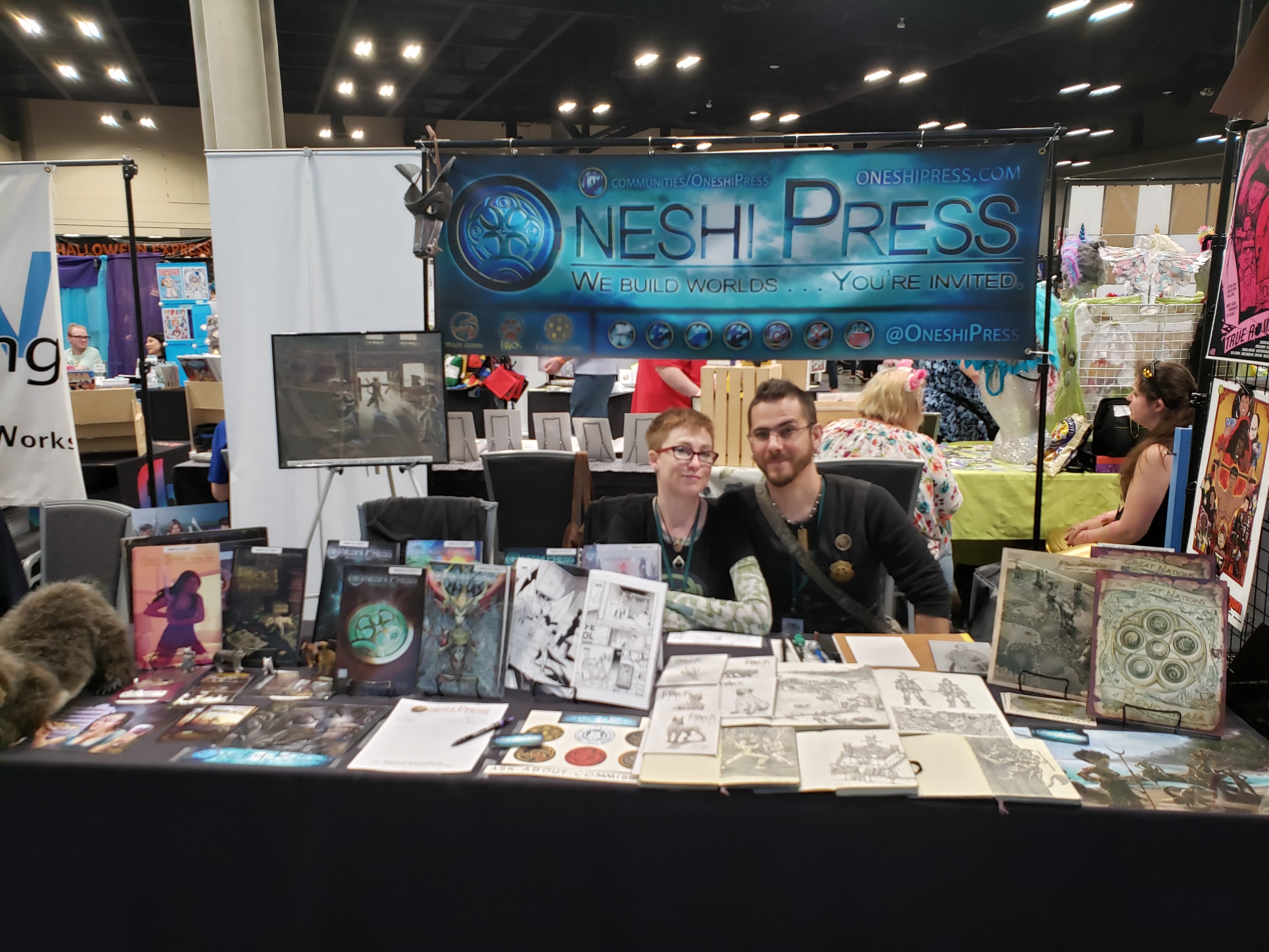 After the Cons: Visit the Oneshi Press Tables!