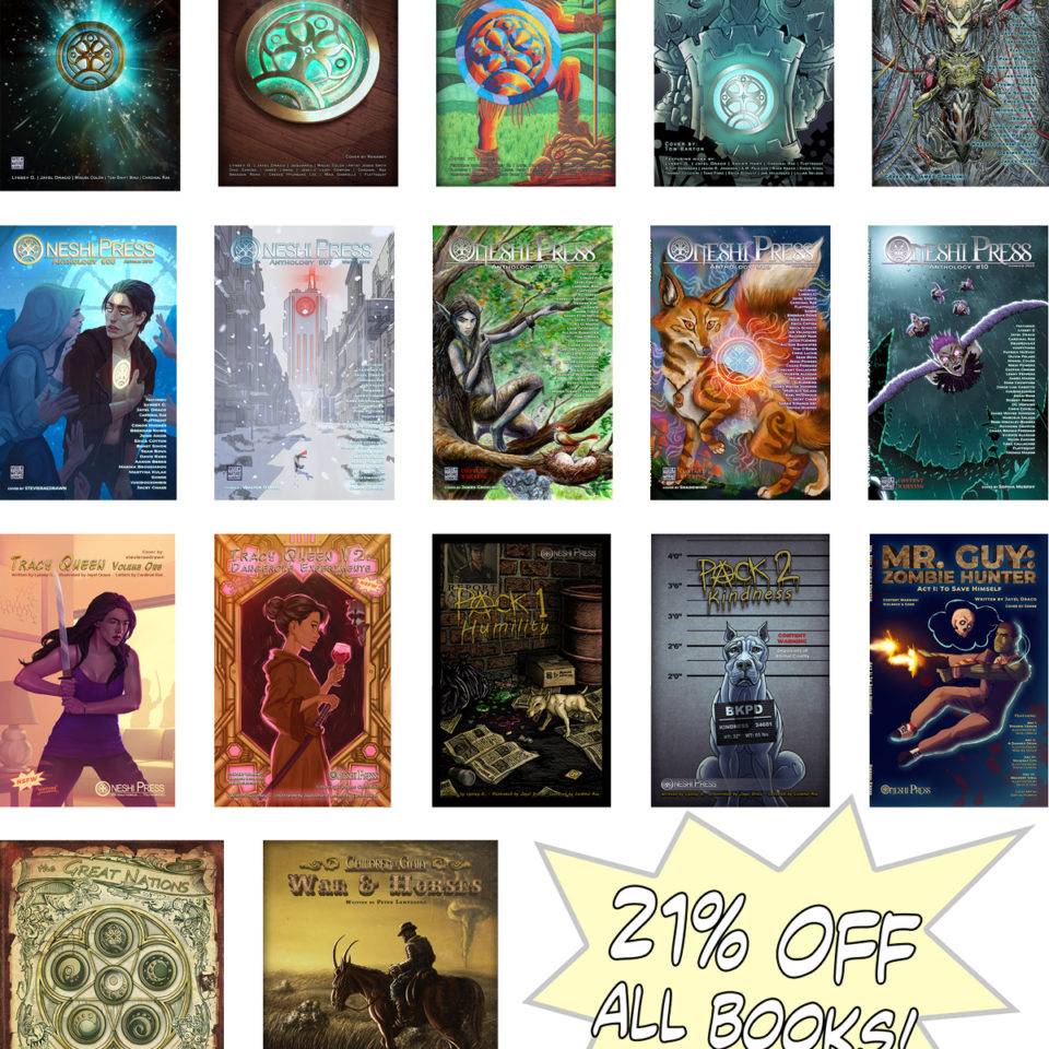 Start Off 2021 with 21% Off from Oneshi Press!